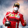 2021 Carlos Sainz Race Misson Winnow Scuderia Ferrari F1 Suit - Rustle Racewears