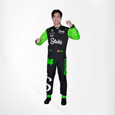 2024 Valtteri Bottas Zhou Guanyu Kick Sauber F1 Team Stake Race Suit - Rustle Racewears
