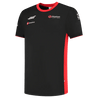 Haas Racing F1 2023 Men's Team Fitted Polo Shirt - Black - Rustle Racewears