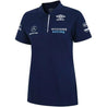 Williams Racing Women's Team Media Polo Shirt-Blue - Rustle Racewears