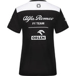 Alfa Romeo Racing F1 2022 Women's Team T-Shirt - Black - Rustle Racewears