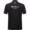 Alfa Romeo Racing F1 2023 Men's Team Polo Shirt - Black - Rustle Racewears