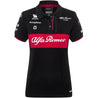 Alfa Romeo Racing F1 2023 Women's Team Polo Shirt - Black - Rustle Racewears