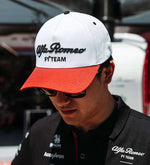Alfa Romeo Racing F1 Limited Edition Team Baseball Hat - White/Black - Rustle Racewears