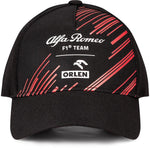 Alfa Romeo Racing F1 Special Edition USA GP Baseball Hat- Black - Rustle Racewears