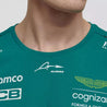 Aston Martin Cognizant F1 2023 Men's Fernando Alonso Team T-Shirt- Green - Rustle Racewears
