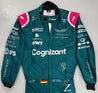 Aston Martin Sebastian Vettel F1 Replica Race Suit 2021 - Rustle Racewears