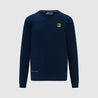 Ayrton Senna Crew Sweater - Blue - Rustle Racewears