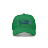Ayrton Senna Logo Baseball Hat - Navy/Green - Rustle Racewears