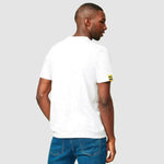 Ayrton Senna Men's Fanwear Graphic T-Shirt- White - Rustle Racewears