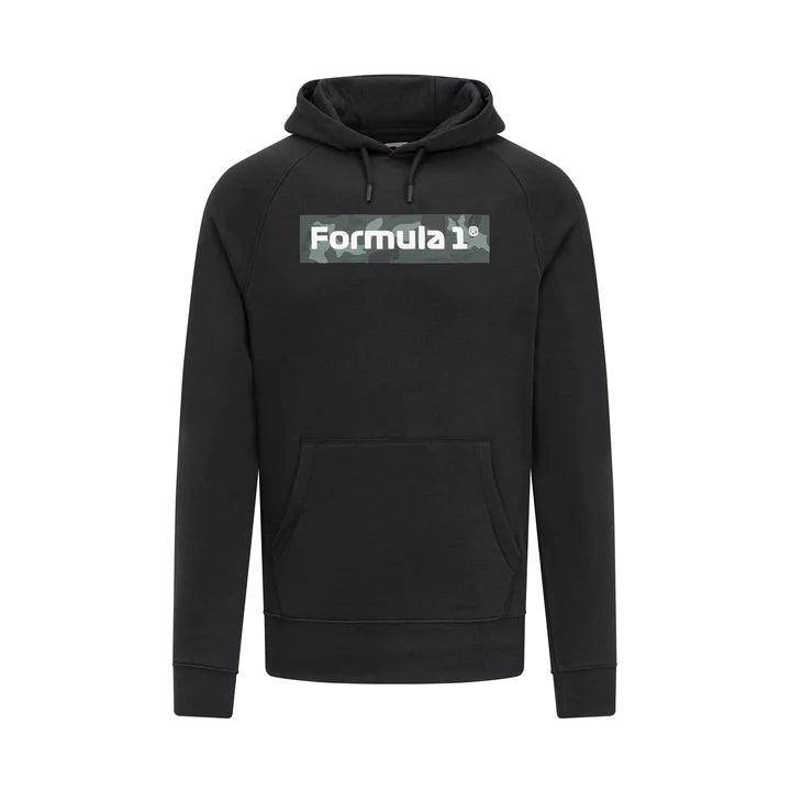 Formula 1 Tech Collection F1 Camo Hoodie - Black - Rustle Racewears