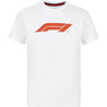 Formula 1 Tech Collection F1 Kids Logo T-Shirt Black/White/Red - Rustle Racewears