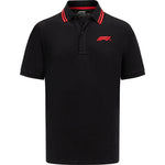 Formula 1 Tech Collection F1 Men's Polo Shirt - Black - Rustle Racewears