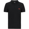 Formula 1 Tech Collection F1 Men's Small Logo Jersey Polo - Black/White - Rustle Racewears