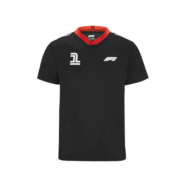 Formula 1 Tech Collection F1 Men's Soccer T-Shirt - Black - Rustle Racewears