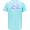 Formula 1 Tech Collection F1 Miami GP Kids Pastel T-Shirt- Pink/Baby Blue - Rustle Racewears