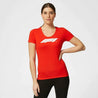 Formula 1 Tech Collection F1 Women's Large Logo T-Shirt White/Red/Black - Rustle Racewears