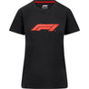 Formula 1 Tech Collection F1 Women's Logo T-Shirt Red/Black - Rustle Racewears