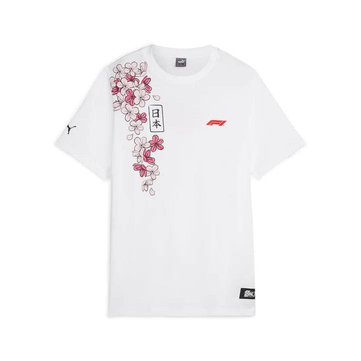 Formula 1 Tech Limited Edition Suzuka Japan GP Puma T-Shirt - White/Black - Rustle Racewears