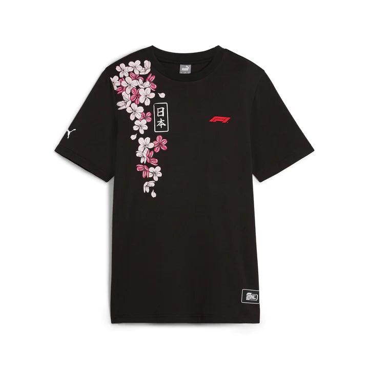 Formula 1 Tech Limited Edition Suzuka Japan GP Puma T-Shirt - White/Black - Rustle Racewears