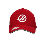 Haas Racing F1 2023 Kevin Magnussen Team Baseball Hat - Red - Rustle Racewears