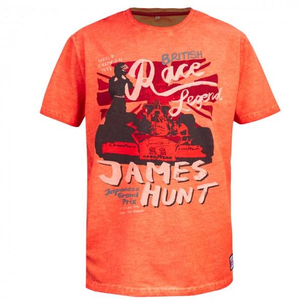 JAMES HUNT T-SHIRT RACE LEGEND - Rustle Racewears