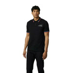 McLaren F1 Men's Miami Graphic Polo Shirt-Black/White/Crystal Rose - Rustle Racewears