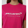 McLaren F1 Women's Miami Neon Logo T-Shirt -Beetroot Purple/Black - Rustle Racewears