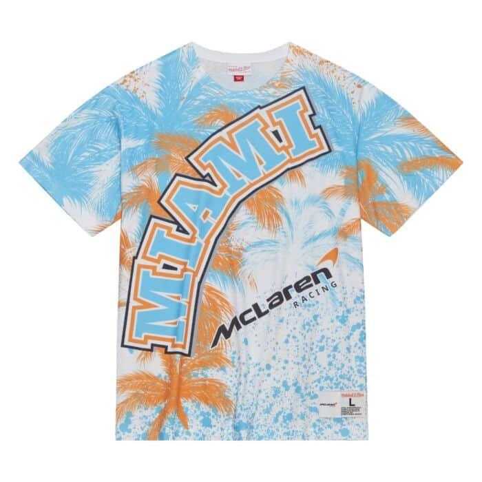 McLaren Racing F1 Special Edition Miami GP Mitchell & Ness Sublimated T-Shirt - Rustle Racewears