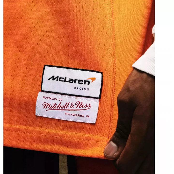 McLaren X Mitchell And Ness F1 USA Austin GP Daniel Ricciardo Football Jersey - Rustle Racewears