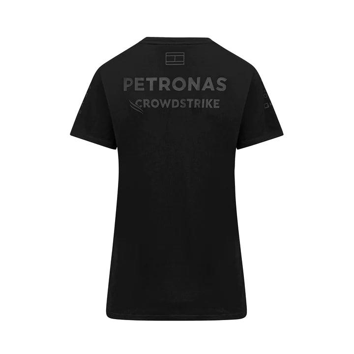 Mercedes AMG Petronas F1 2023 Women's Team Stealth T-Shirt - Black/White - Rustle Racewears
