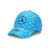Mercedes Benz F1 Special Edition George Russell 2023 "No Diving" Miami GP Baseball Hat-Blue - Rustle Racewears