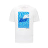 Mercedes Benz F1 Special Edition George Russell 2023 "No Diving" Miami GP T-Shirt -White - Rustle Racewears