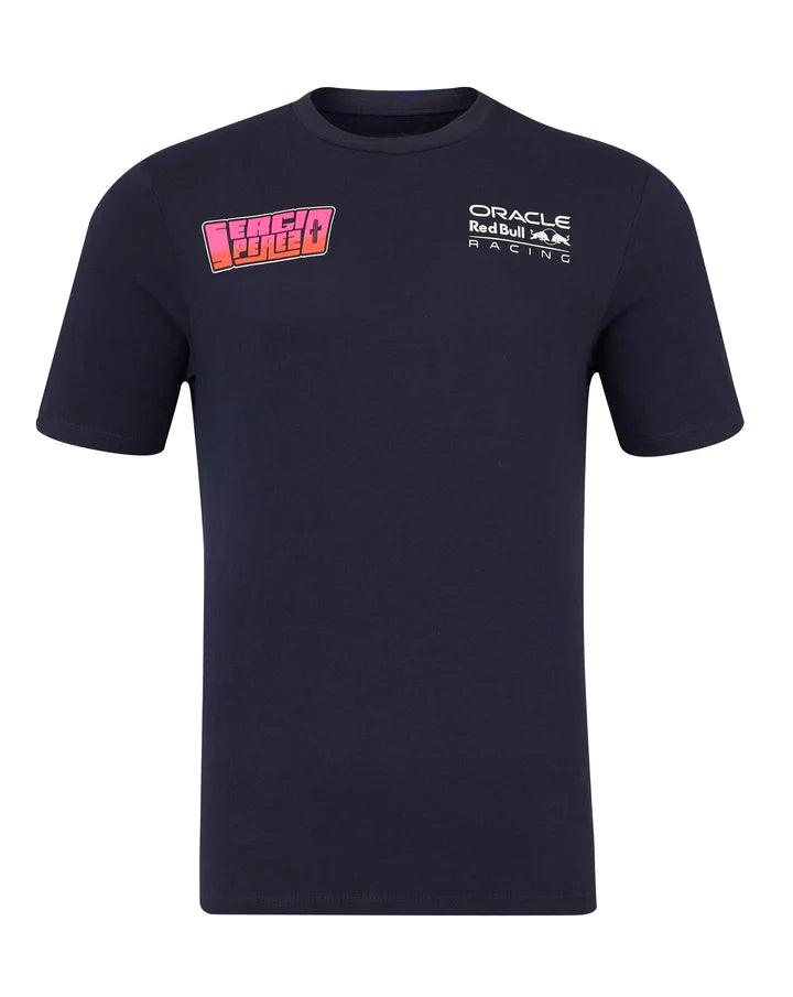 Red Bull Racing F1 Sergio "Checo" Perez Special Edition Mexico GP T-Shirt -Navy - Rustle Racewears