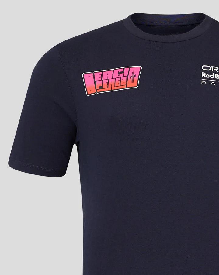 Red Bull Racing F1 Sergio "Checo" Perez Special Edition Mexico GP T-Shirt -Navy - Rustle Racewears