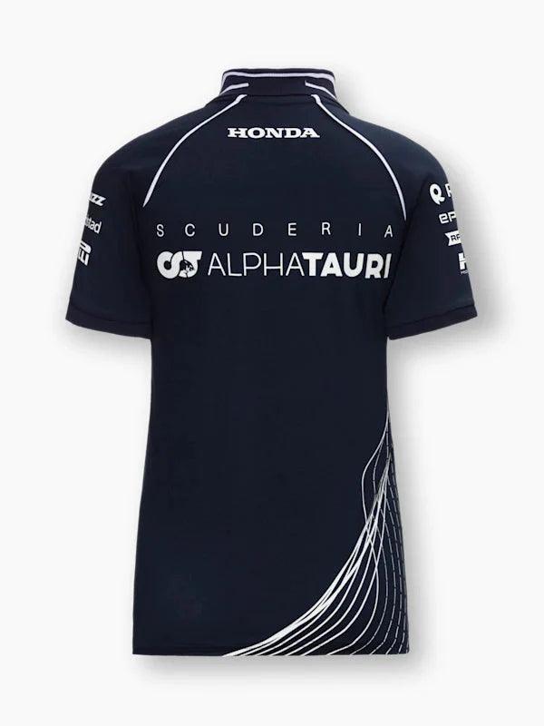 Scuderia AlphaTauri F1 2023 Women's Team Polo Shirt - Navy - Rustle Racewears