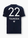 Scuderia AlphaTauri F1 Men's Yuki Tsunoda Driver T-Shirt - Navy - Rustle Racewears