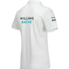 Williams Racing Men's Team Media Polo Shirt-White - Rustle Racewears