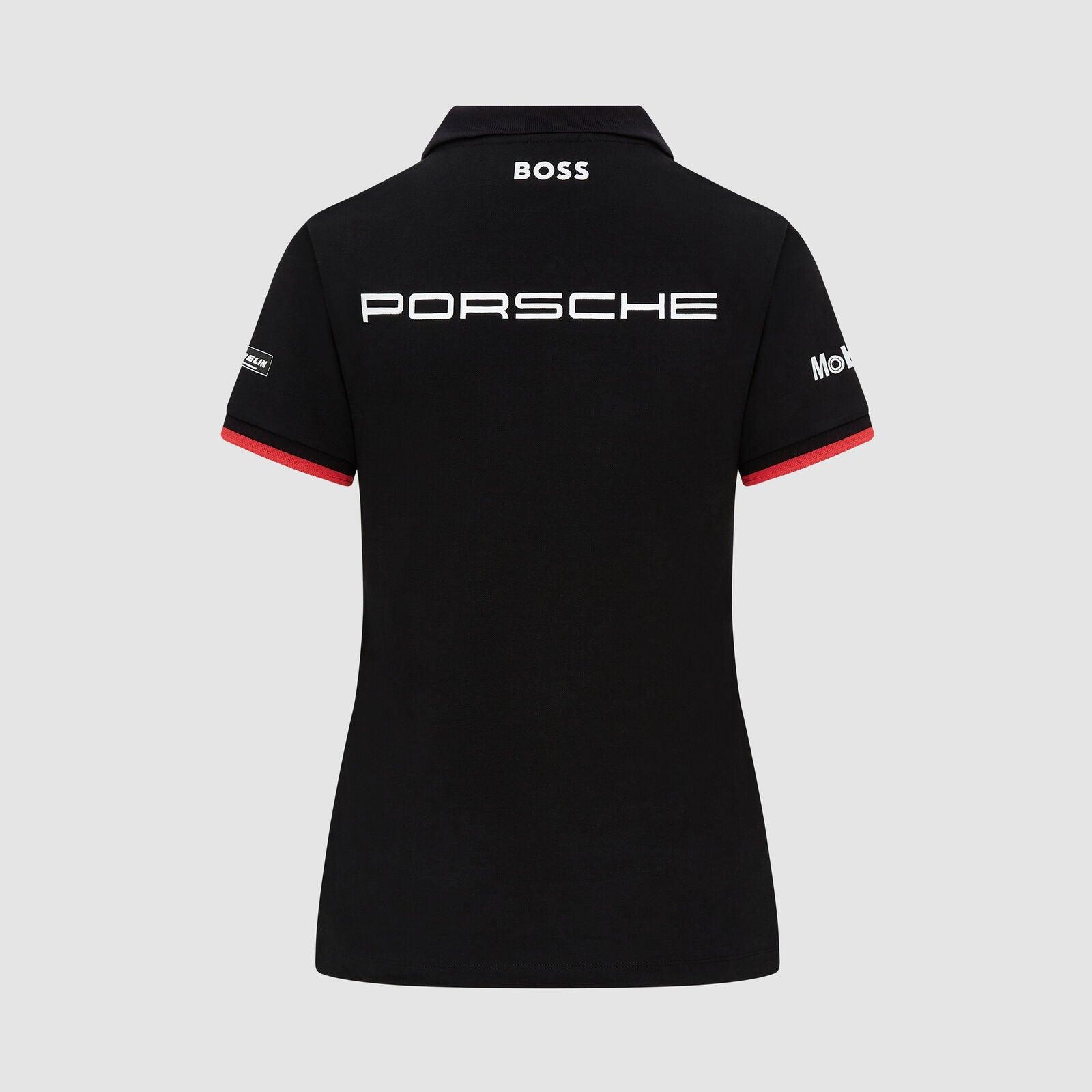 Porsche Motorsport Women's Team Polo Black - Rustle Racewears